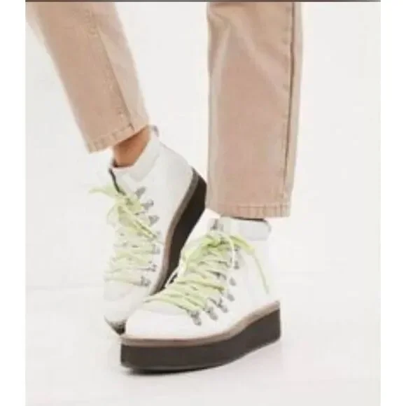 FREE PEOPLE Durango Lace Up Platform Hiking Boots-EUR 41/ US 10 - Picture 1 of 10